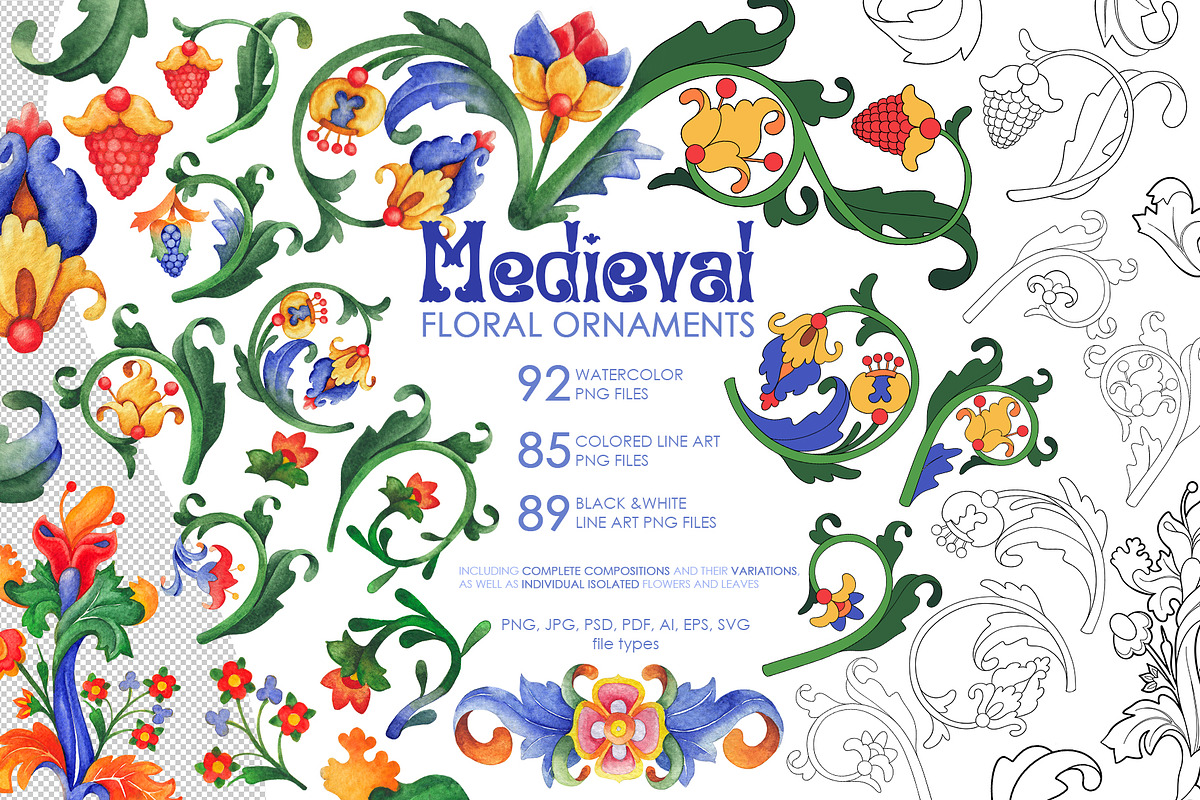 Medieval watercolor collection, a Person Illustration by Ekaterina Glazkova (Photo 10 of 15)