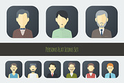Flat Persons Icons Set 2, an Icon by Alex Serada (Thumbnail 4 of 5)