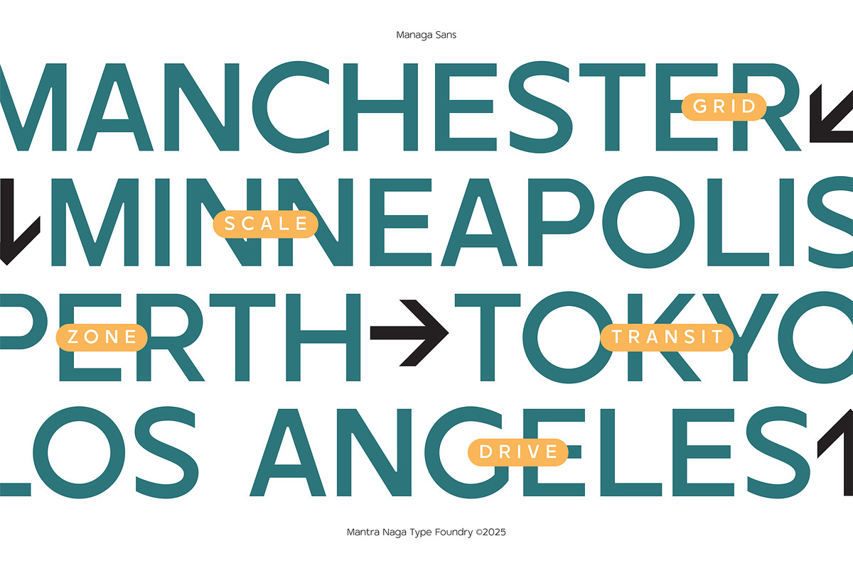 MN Managa Sans - Grotesk Sans Serif, a Sans Serif Font by Mantra Naga (Photo 7 of 20)