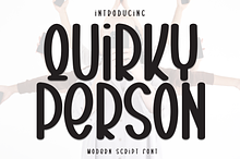 Quirky Person | Script Font