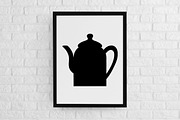 Teapot Pour Silhouette SVG, an Object Illustration by newminddesign (Thumbnail 2 of 3)
