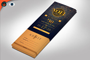 Art Deco Gala Ticket Template, a Templates & Theme by SeraphimChris (Thumbnail 1 of 7)
