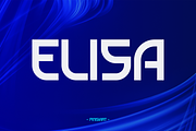 Elisa, a Sans Serif Font by Pinisi ART (Thumbnail 1 of 10)