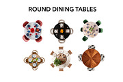 40 Kitchen Top View Elements, an Object Graphic by SketchBoyko (Thumbnail 3 of 8)