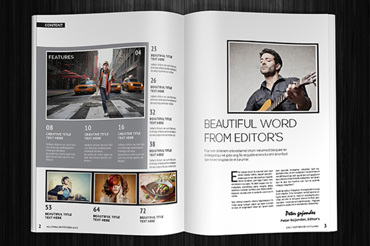 Multipurpose Magazine, a Magazine Template by DesignCorner (Photo 2 of 5)