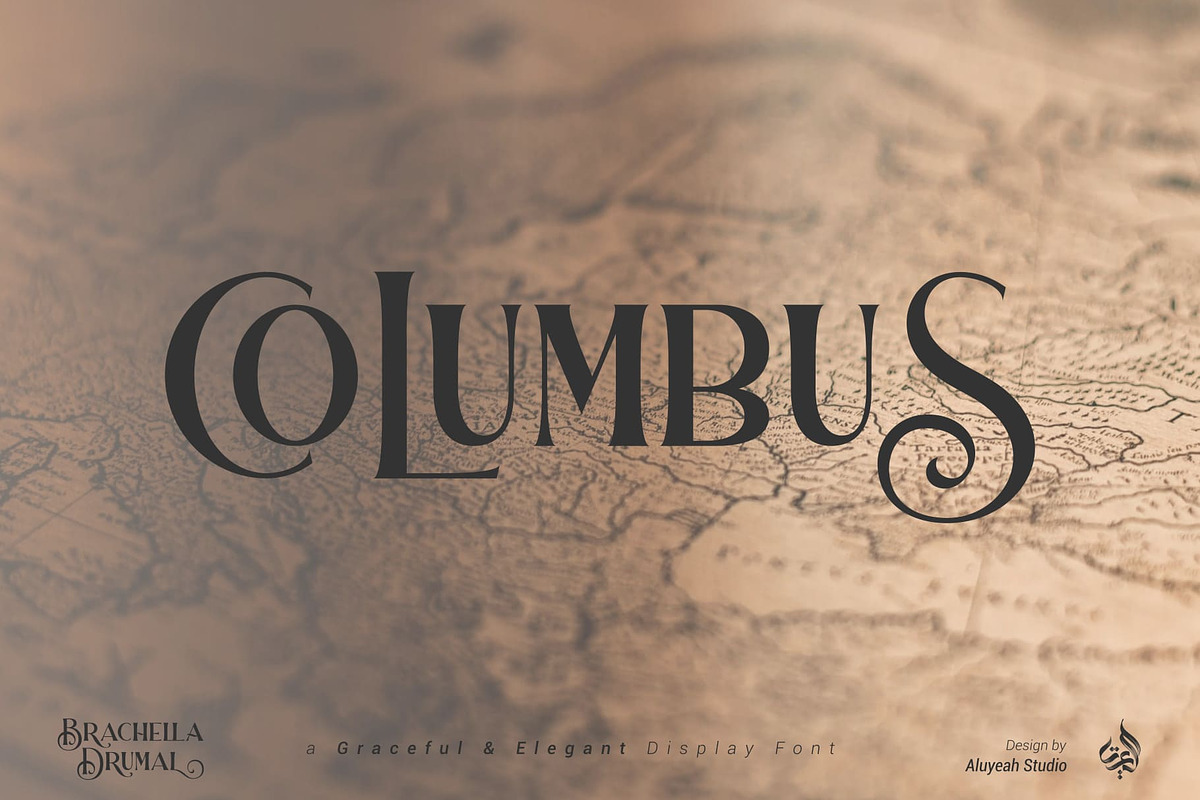 Brachella Drumal, a Font by Aluyeah Studio (Photo 11 of 16)