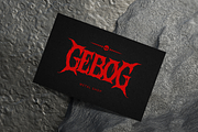 Frost Scream - Black Metal Font, a Blackletter Font by Sronstudio (Thumbnail 6 of 13)