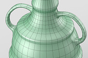 Decorative vase with two handles., an Object 3D Model by CGTales (Thumbnail 10 of 11)