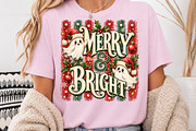 Merry & Bright Ghost Christmas PNG, a Seasonal Illustration by Rose Art (Thumbnail 3 of 4)