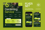 Gardening Service Flyer, a Flyer Template by graphicook (Thumbnail 1 of 3)