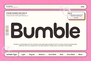 GC Bumble – Rounded Sans Display