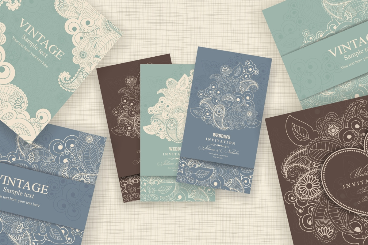 Wedding Invitation set, an Invitation Template by NataLito (Photo 1 of 5)