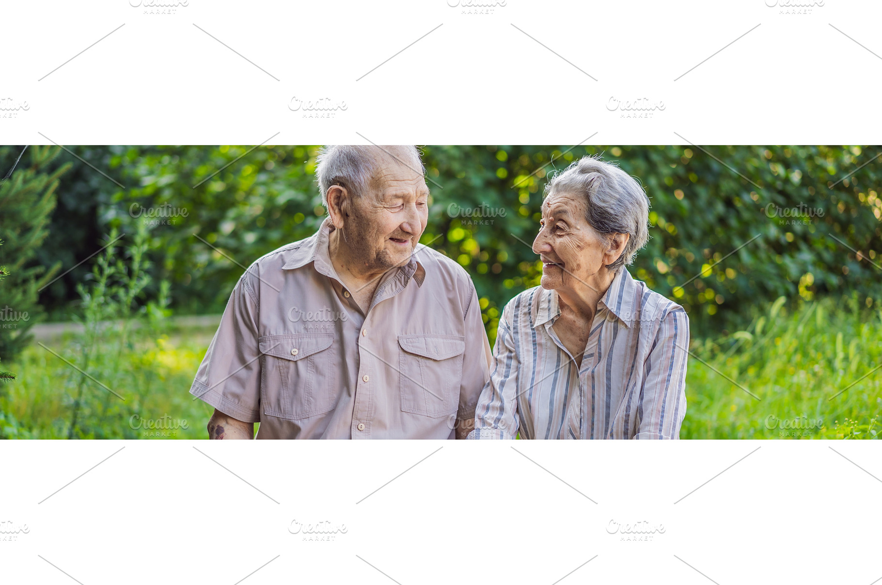Elderly couple in love. Senior, a Person Photo by Elizaveta Galitskaya