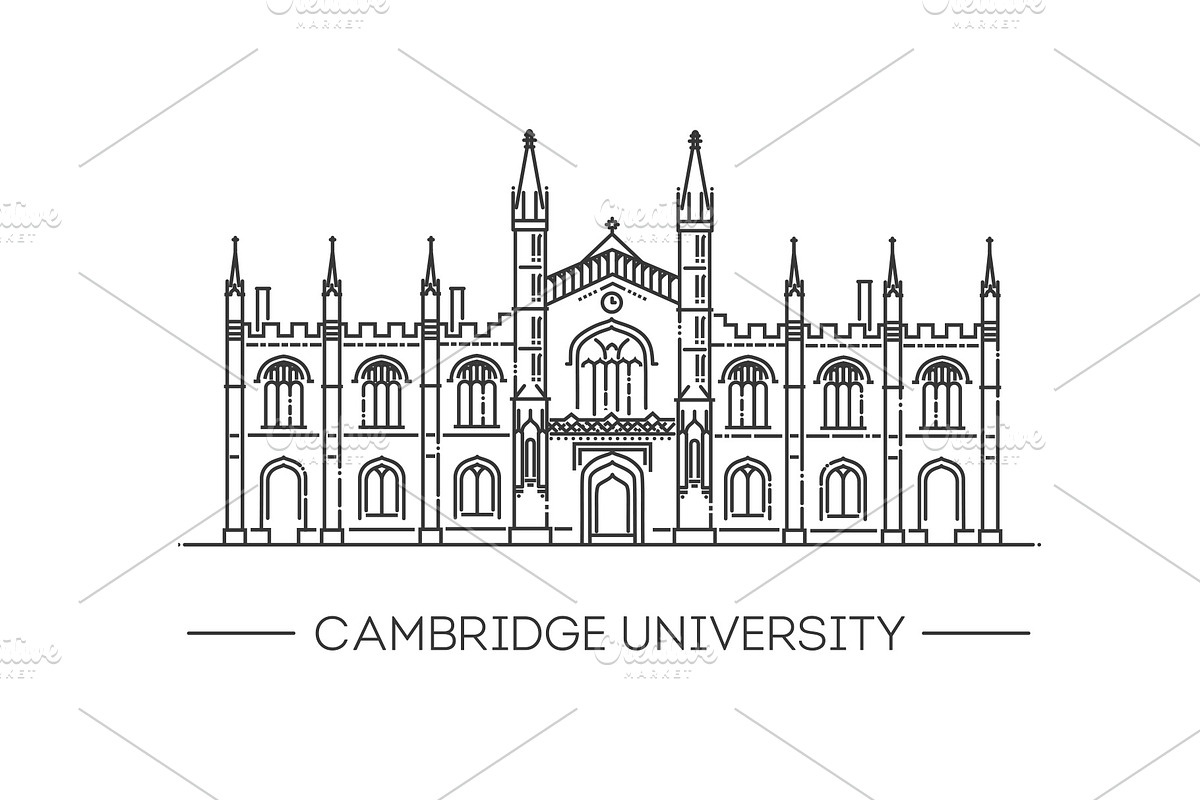 Cambridge University Illustration, an Education Illustration by Tettygreen (Photo 1 of 3)