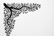 50 Tree Branch Corner Silhouette, a Decorative Illustration by Amazin_art (Thumbnail 20 of 27)