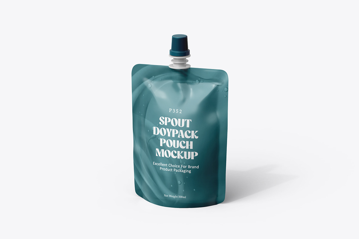 Spout Pouch Packaging Brand Mockup, a Packaging Mockup by Ram Studio (Photo 9 of 14)
