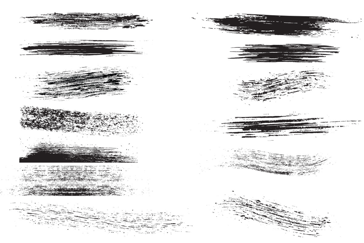 34 Texture Brushes Vector, a Brush Add-On by Skylars Art Supplies (Photo 4 of 8)