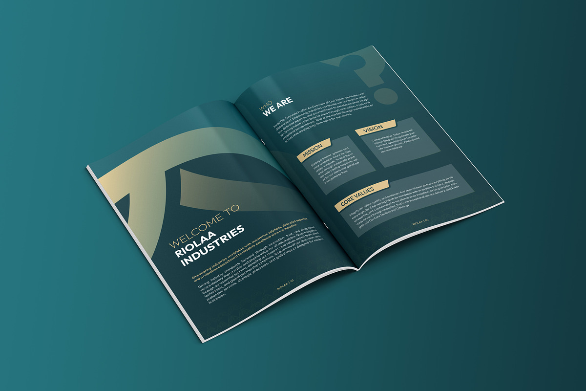 Professional Business Proposal, a Brochure Template by VectStock (Photo 3 of 7)