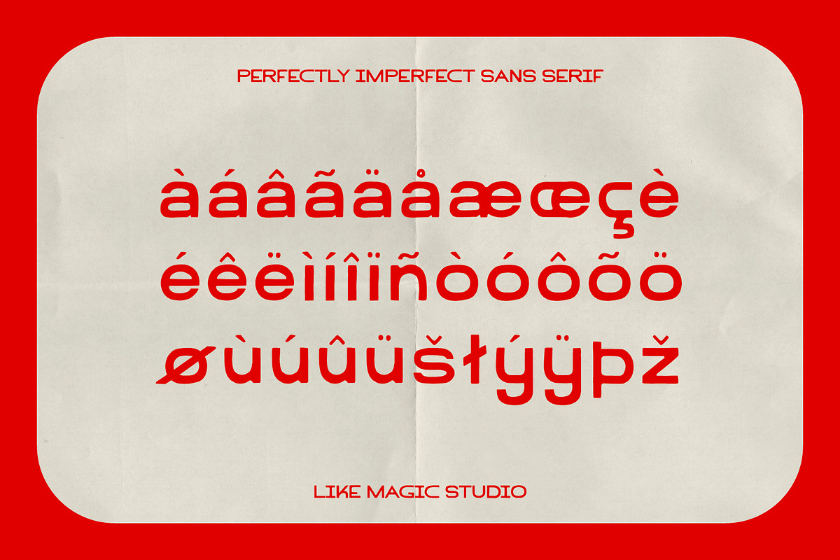 Rebel - An Imperfect Sans Serif, a Sans Serif Font by Like Magic Studio (Photo 5 of 10)