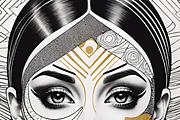 “Graphic Goddess Portraits” bundle, an Illustration by ETARA by Mea Hau (Thumbnail 4 of 6)