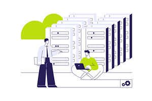 Cloud reliability engineer abstract, a Technology Illustration by Visual Generation