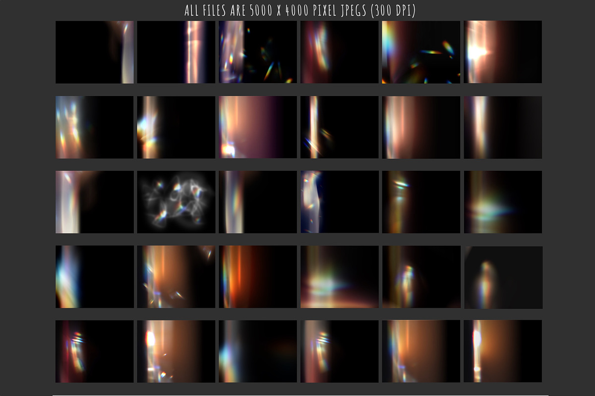 Prism rainbow light leak overlays, an Object Graphic by Paper Farms (Photo 6 of 7)