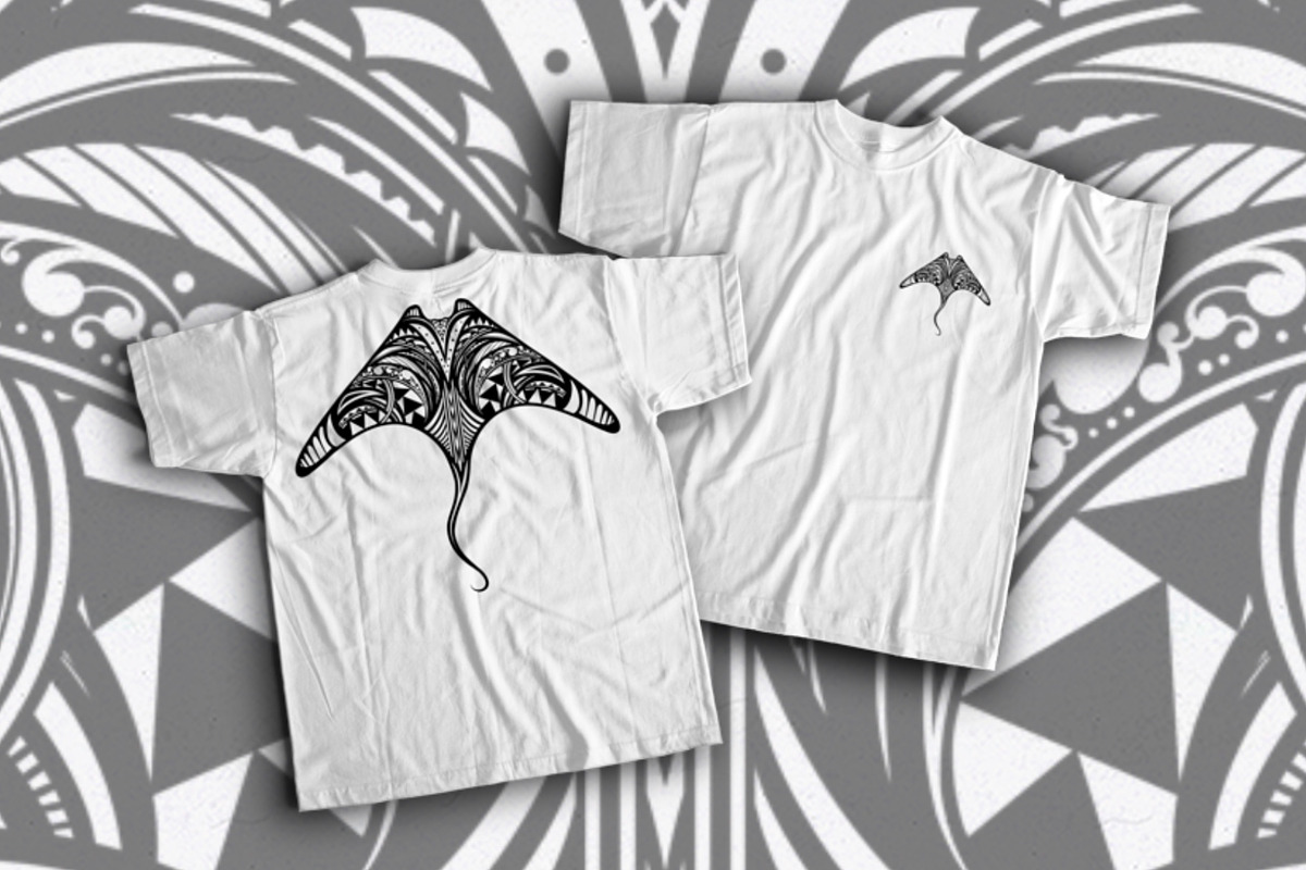 Tribal Pattern Manta Ray Sea Animal, an Animal Illustration by Membara Graphic (Photo 2 of 5)