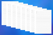 Basic strokes of lowercase letters, a Stationery Template by Good Worksheets (Thumbnail 3 of 3)