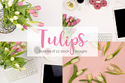 Tulips: Feminine Styled Stock Bundle, a Print Template by Kreanille Design (Thumbnail 1 of 2)