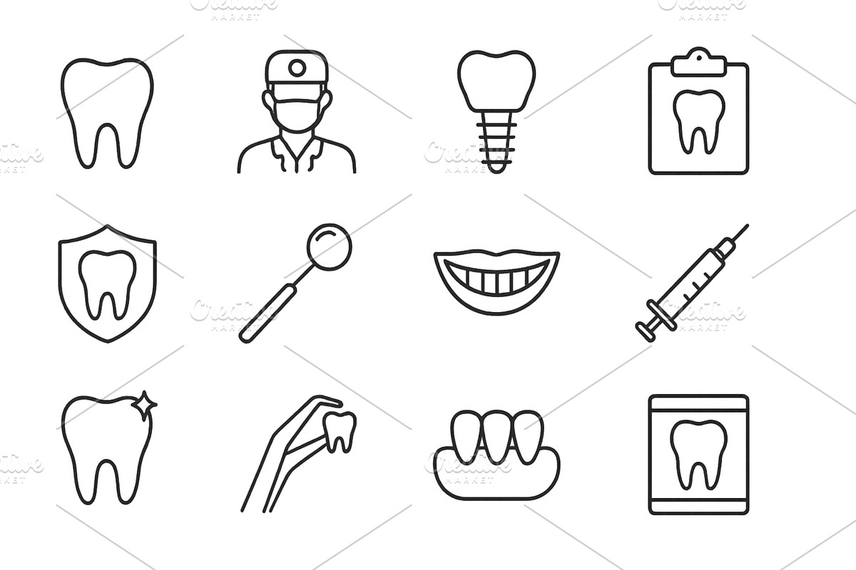 Vector illustration depicting dental, an Education Illustration by ZinetroN