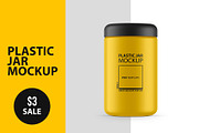 Plastic Jar PSD Mockup, a Cups & Container Mockup by GreatFruit (Thumbnail 1 of 6)