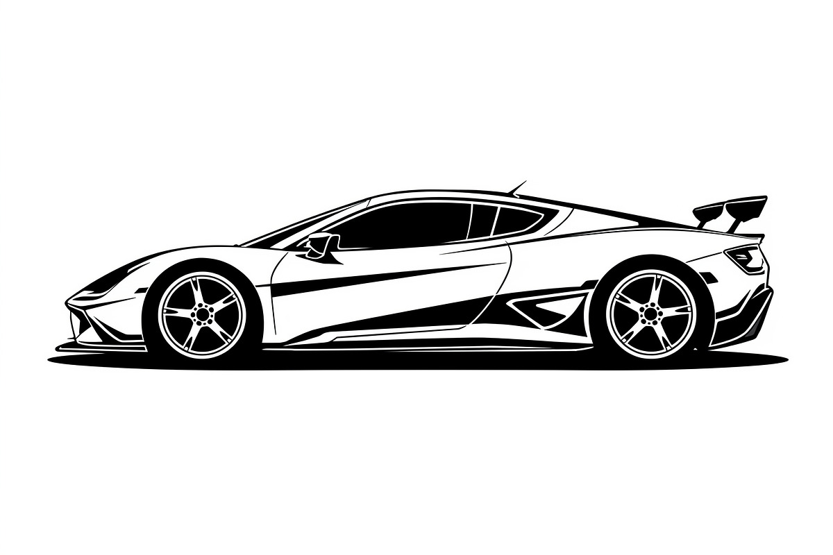 Supercar Vector Collection, an Illustration by Amazin_art (Photo 5 of 9)