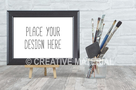 Frame Mockup | Paint Brushes | #20