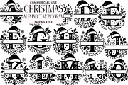 Christmas Alphabet Monogram Sublimat, an Illustration by Daily.Designs (Thumbnail 1 of 4)