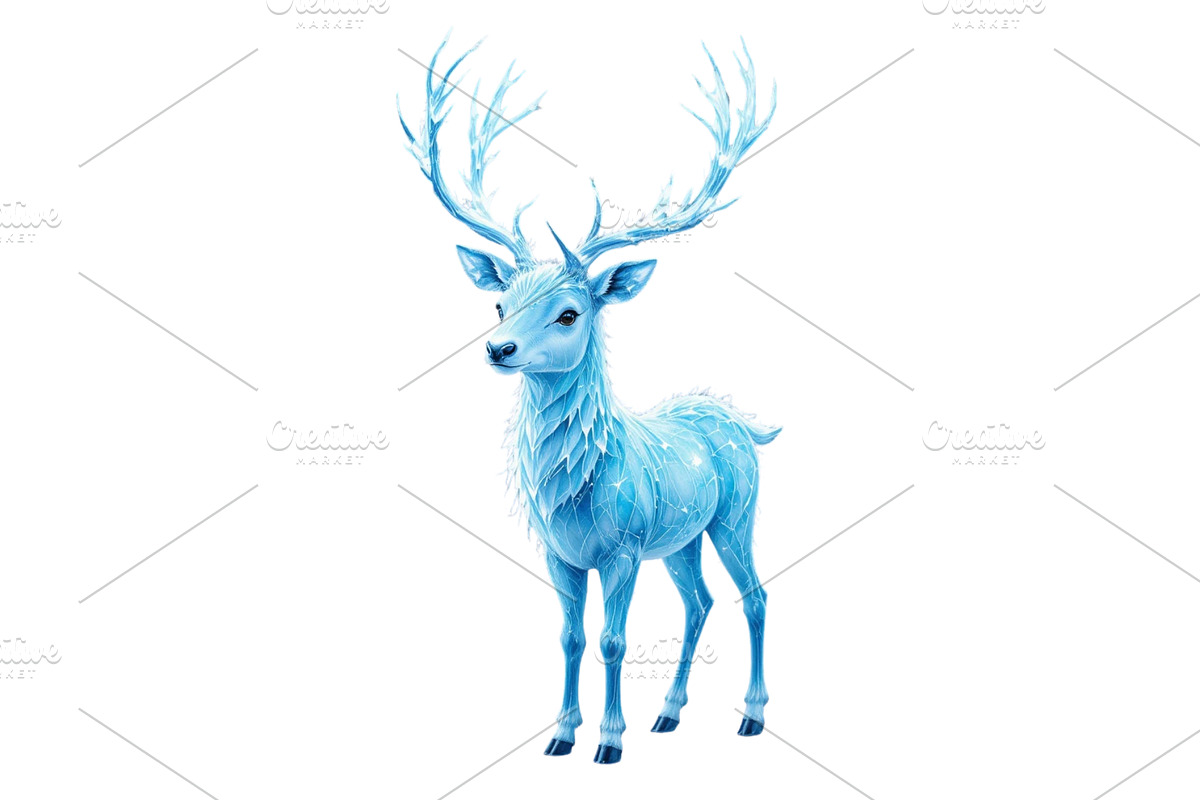 Whimsical Icy Blue Christmas clipart, a Seasonal Illustration by Creative design (Photo 2 of 7)