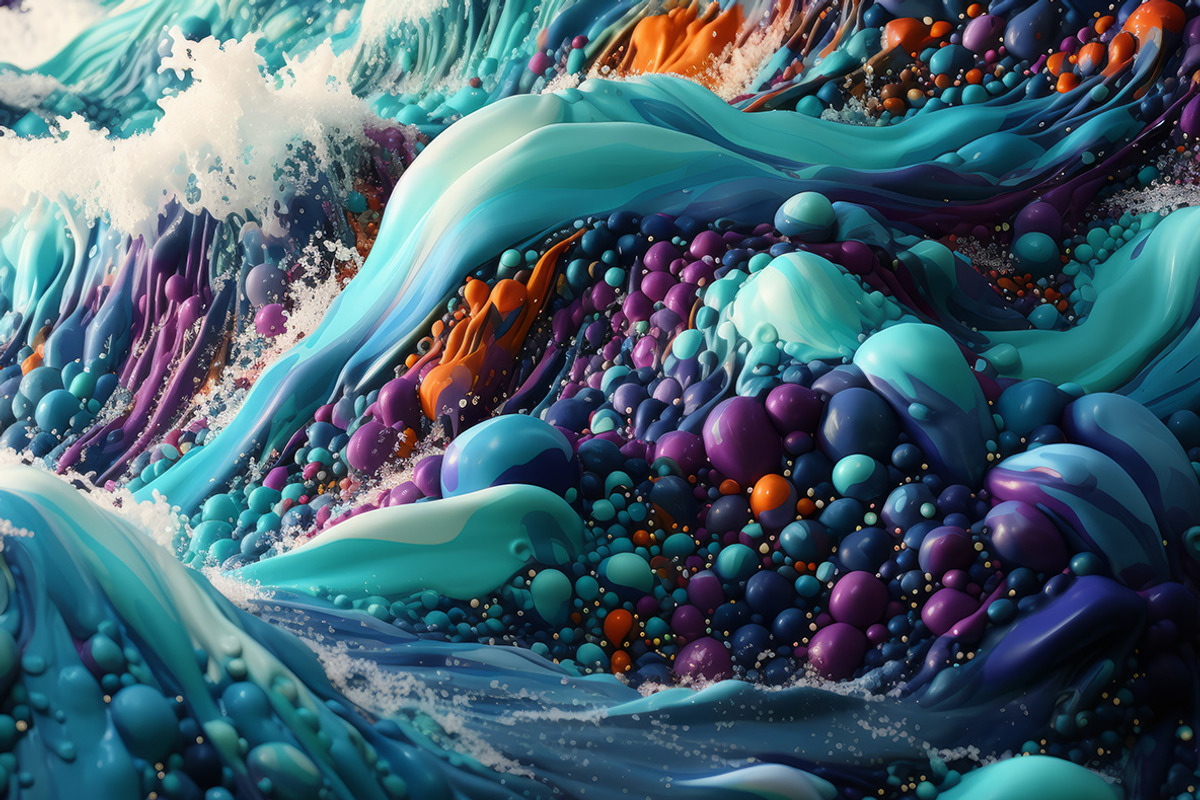 Creative waves. 23 images, a Decorative Illustration by Handmadefont (Photo 3 of 9)
