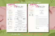 Resume CV Bundle Flower Collection, a Resume Template by Showy68 Template (Thumbnail 7 of 7)