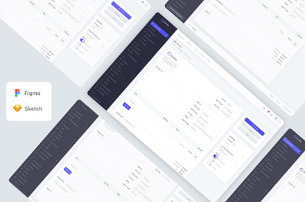 Create Invoice Admin Dashboard UIKit, an UI Kit Template by Betush