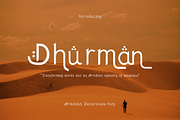 CF Dhurman - Arabic Decorative Serif, a Sans Serif Font by Indotype Foundry (Thumbnail 1 of 10)