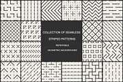 Minimal seamless striped patterns, a Pattern Graphic by ExpressShop (Thumbnail 1 of 6)