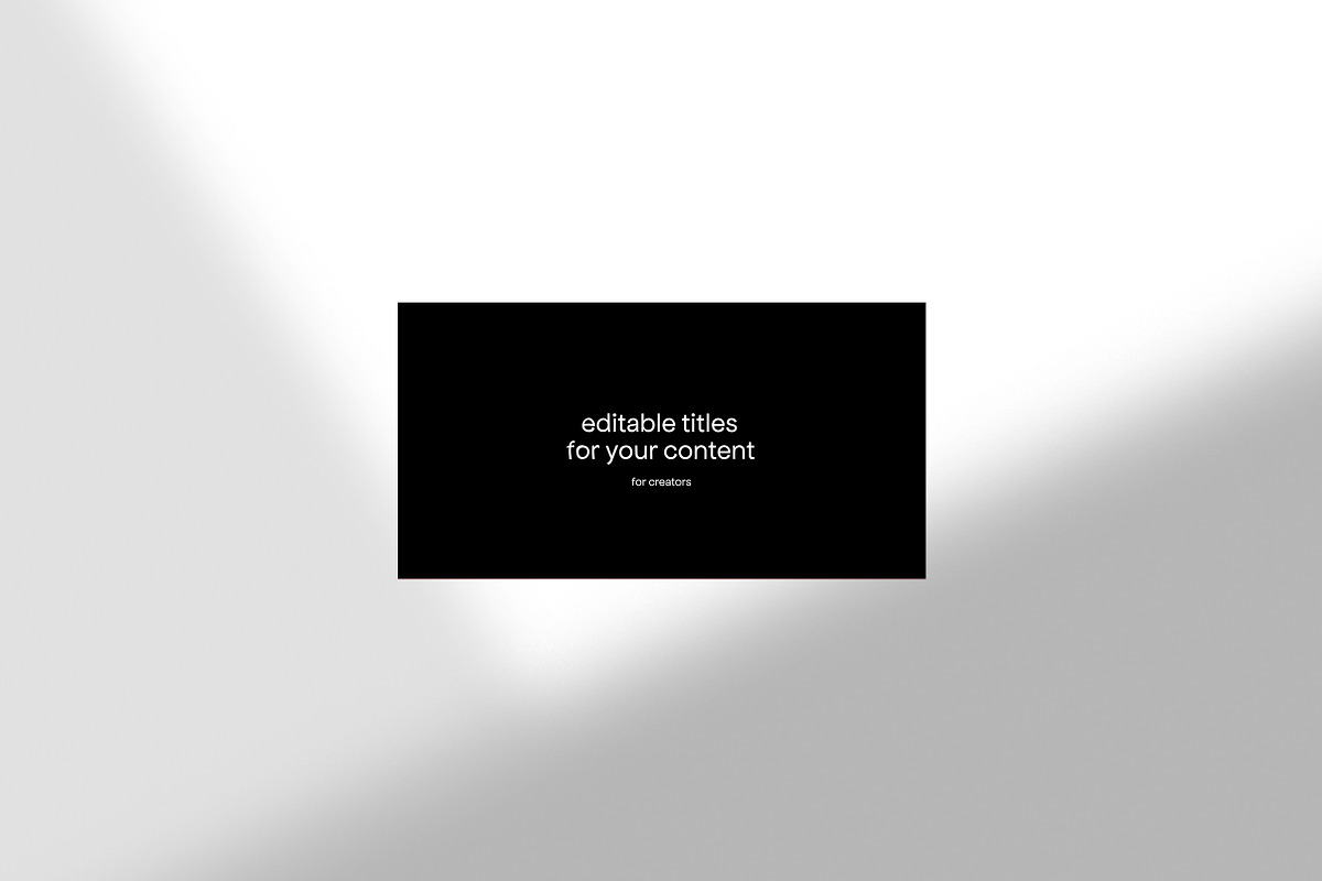 24 Modern Motion Titles Premiere Pro, a Templates & Theme by Sixth Studio Co (Photo 3 of 6)