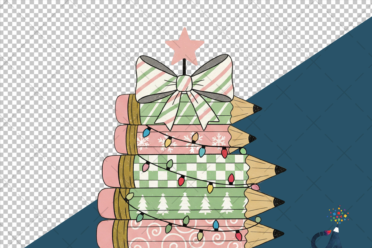 Christmas Teacher Custom Design Png, an Illustration by Creative Art (Photo 6 of 6)