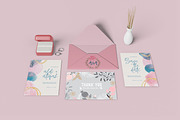 Wedding Invitation Mockup, a Print Template by bimockup (Thumbnail 3 of 5)