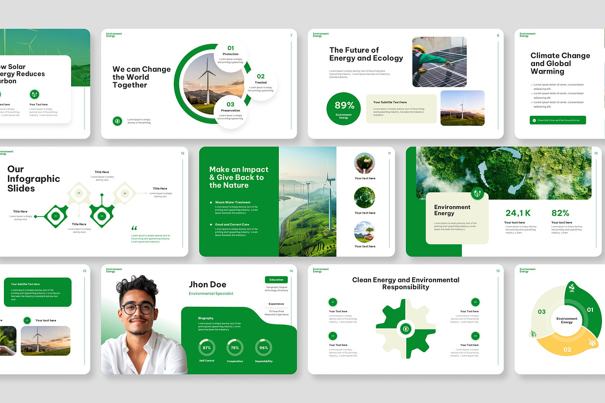 Environment Energy PowerPoint, a Presentation Template by Premast (Photo 3 of 4)