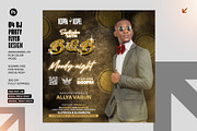 04 Dj Party Flyer Design Bundle, a Graphic by Shajib Shikder (Thumbnail 4 of 5)