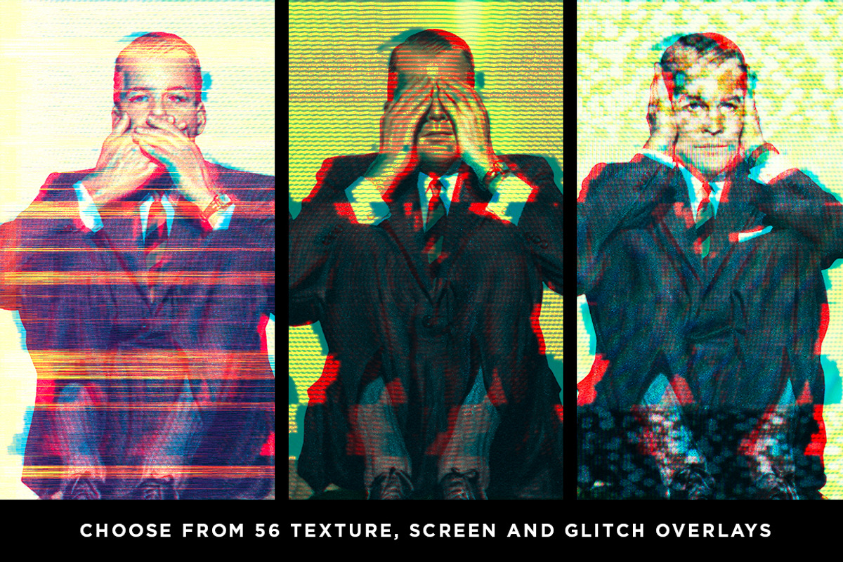 RetroGlitch | Photoshop Bundle, a Layer Style Add-On by RetroSupply Co. (Photo 3 of 11)