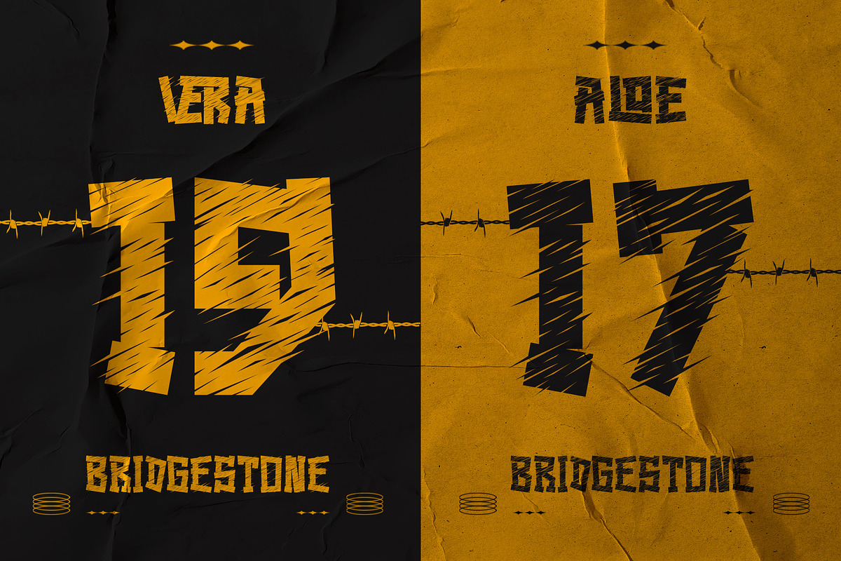 Retrera - Grunge Display Font, a Handwritten Font by Letterara (Photo 2 of 14)