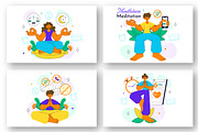 10 Mindfulness Meditation Practice, an Illustration by denayunebgt (Thumbnail 2 of 4)
