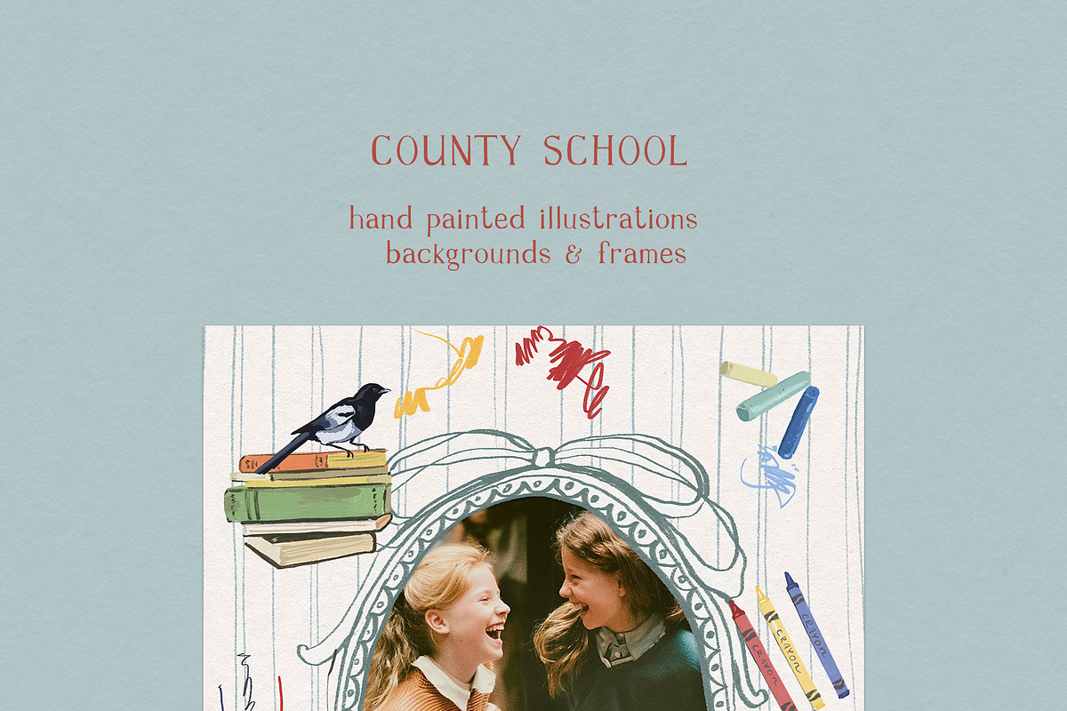 Back To School Cottagecore Images, a Decorative Illustration by whiteheartdesign (Photo 3 of 19)