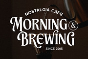 Brillante Siempre - Fancy Serif, a Serif Font by Arterfak Project (Thumbnail 5 of 12)